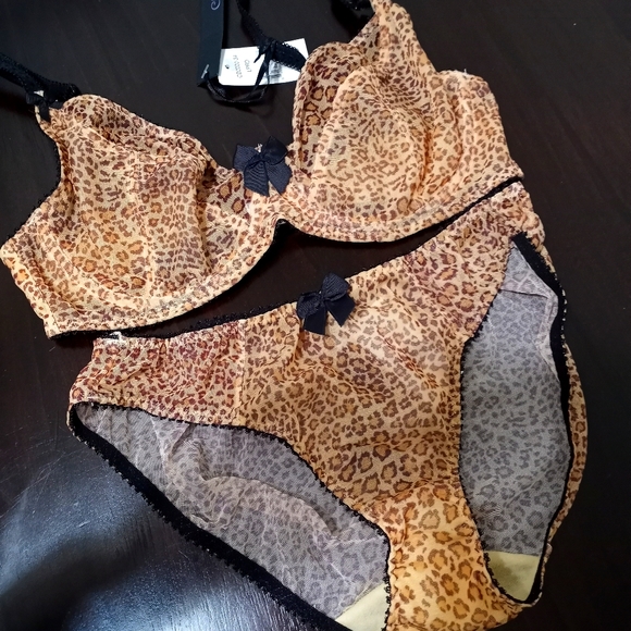 NWT Bra and Panty Matching Set 34D/S - Picture 7 of 7